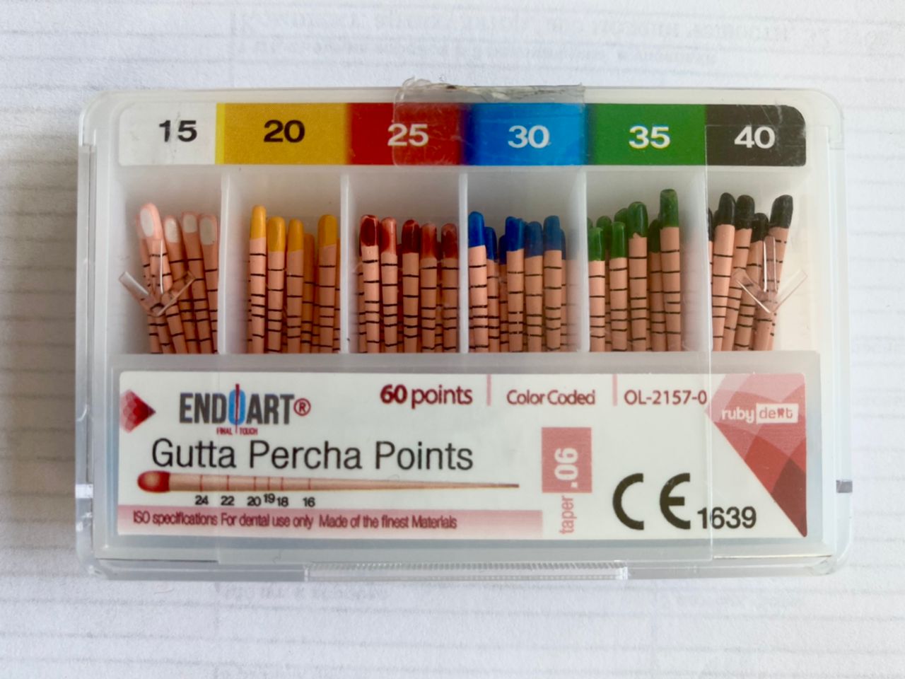 EndoArt Gutta Percha Points